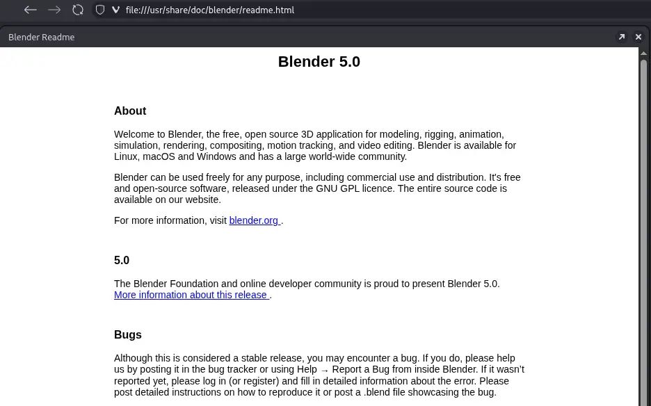 Readme для Blender